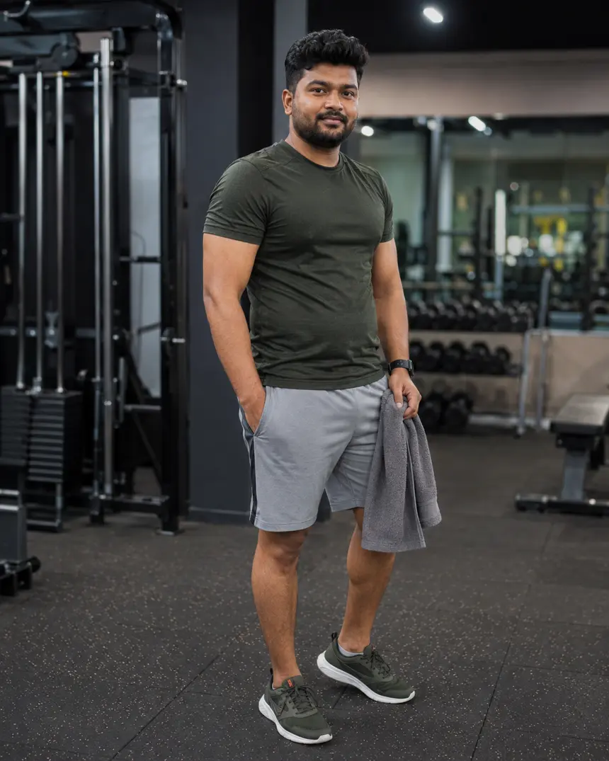 Arun Kumar after training