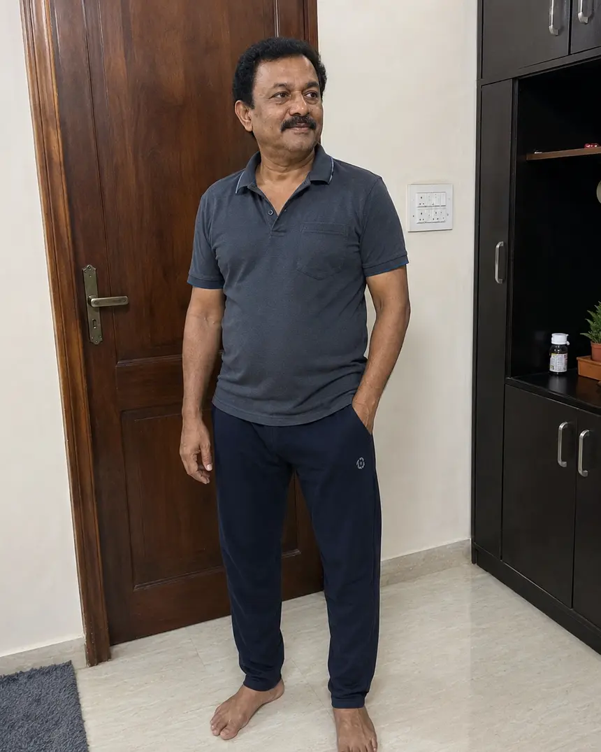 Ramesh Babu after training