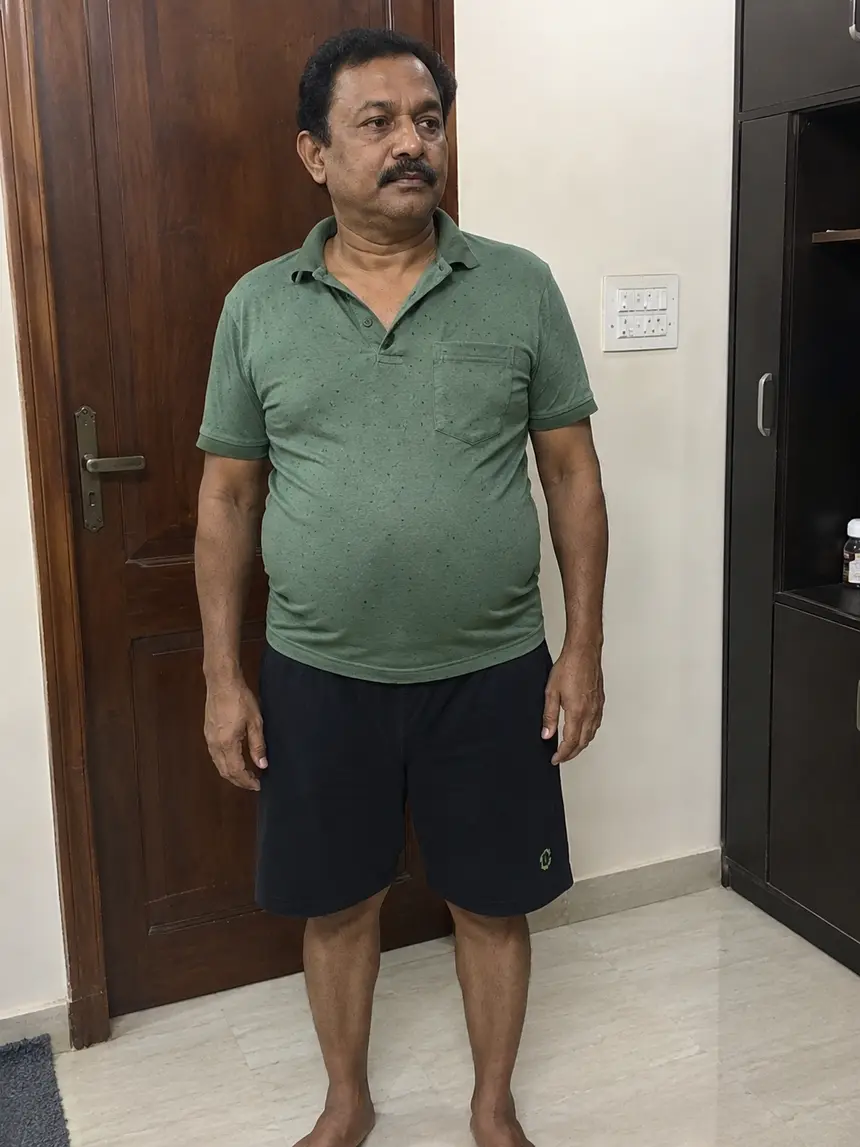 Ramesh Babu before training